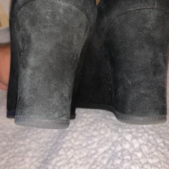 Pre-owned Coach Black Wedge Shoes Size 8 - Picture 5 of 5